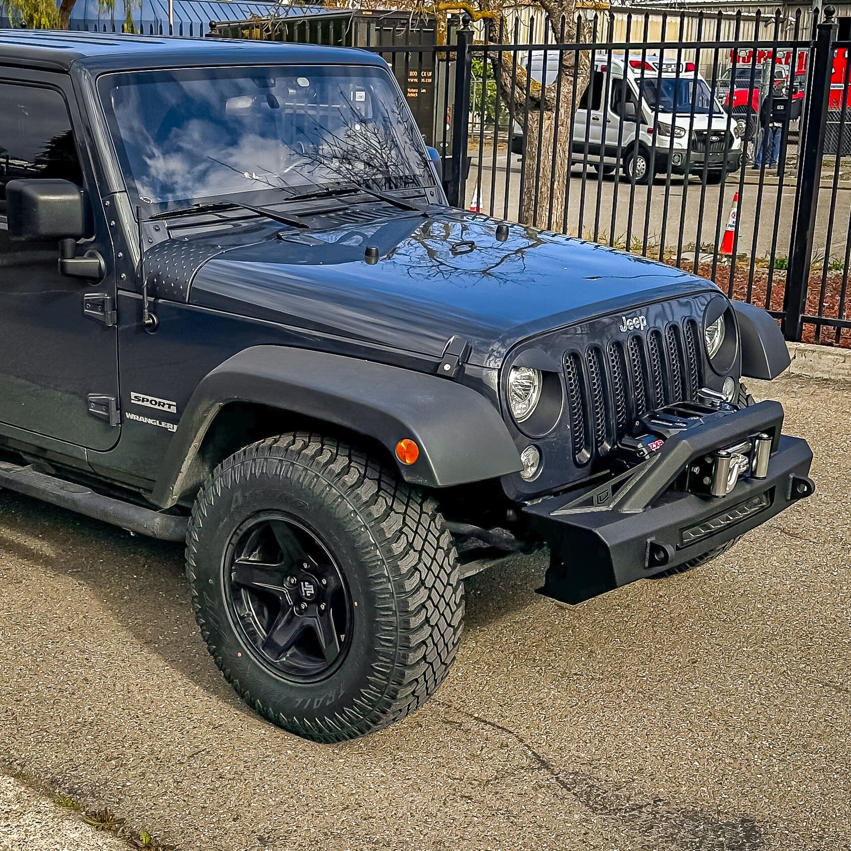 2007-2018 JEEP WRANGLER JK FRONT BUMPER Chassis Unlimited Inc. 