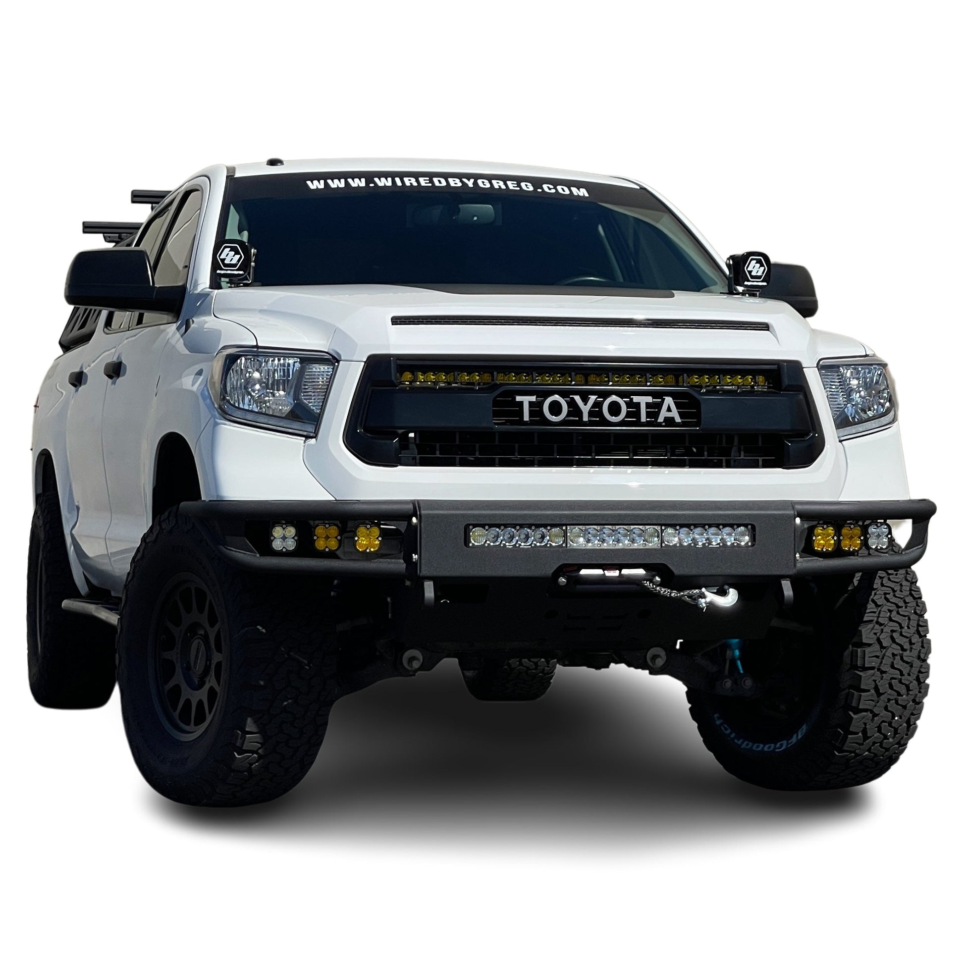 2014-2021 TOYOTA TUNDRA DIABLO FRONT WINCH BUMPER Chassis Unlimited Inc. 