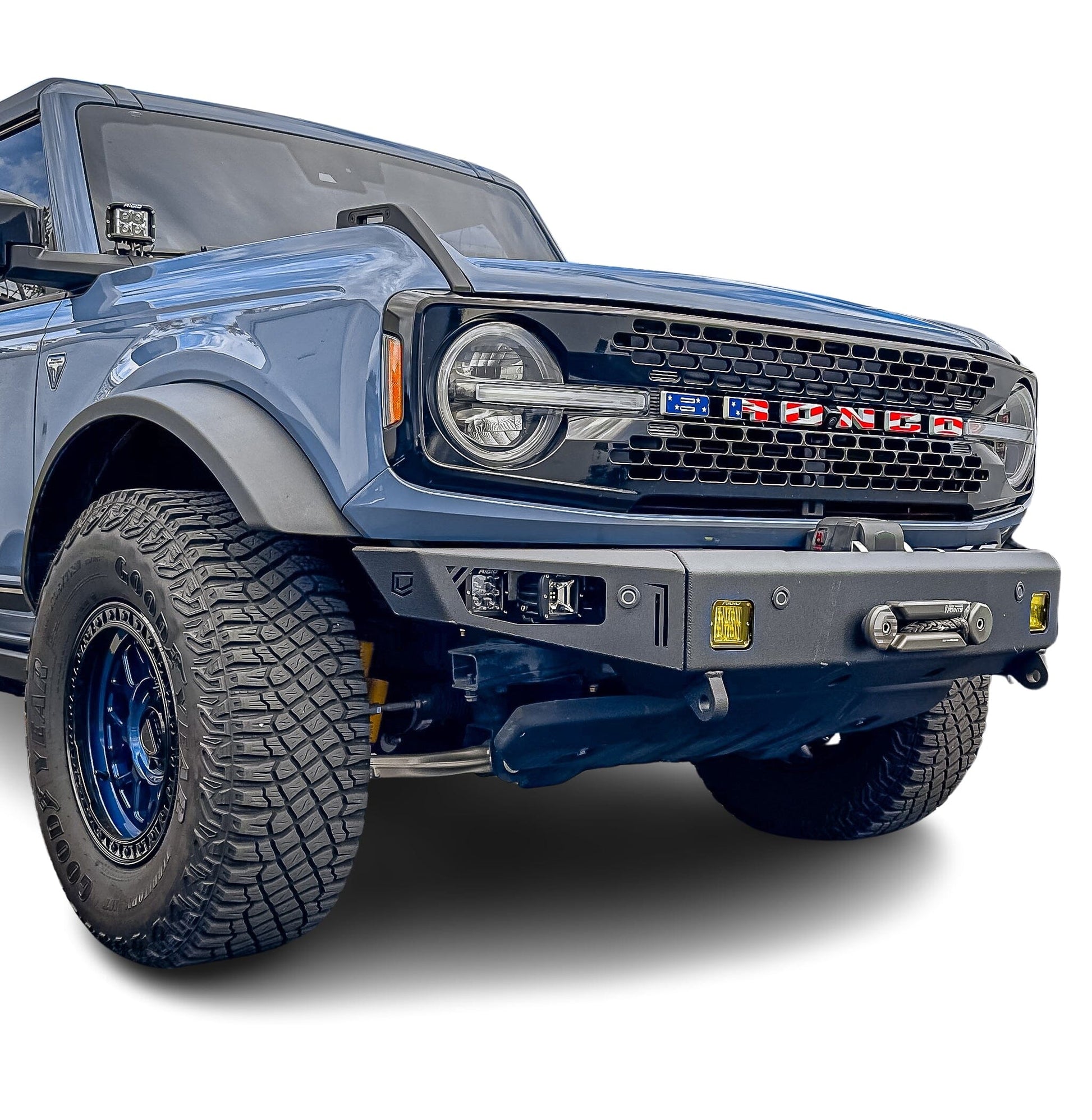 2021-2023 FORD BRONCO FRONT OCTANE WINCH BUMPER Chassis Unlimited Inc. 