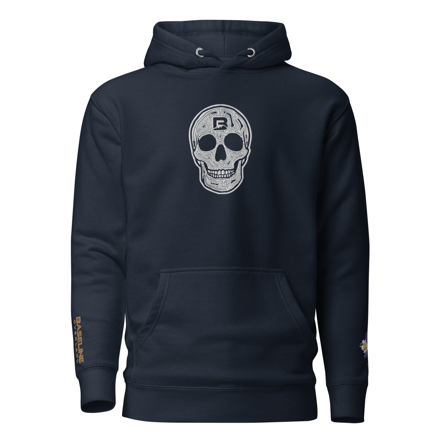 Baseline Overland Topo Skull Premium Hoodie