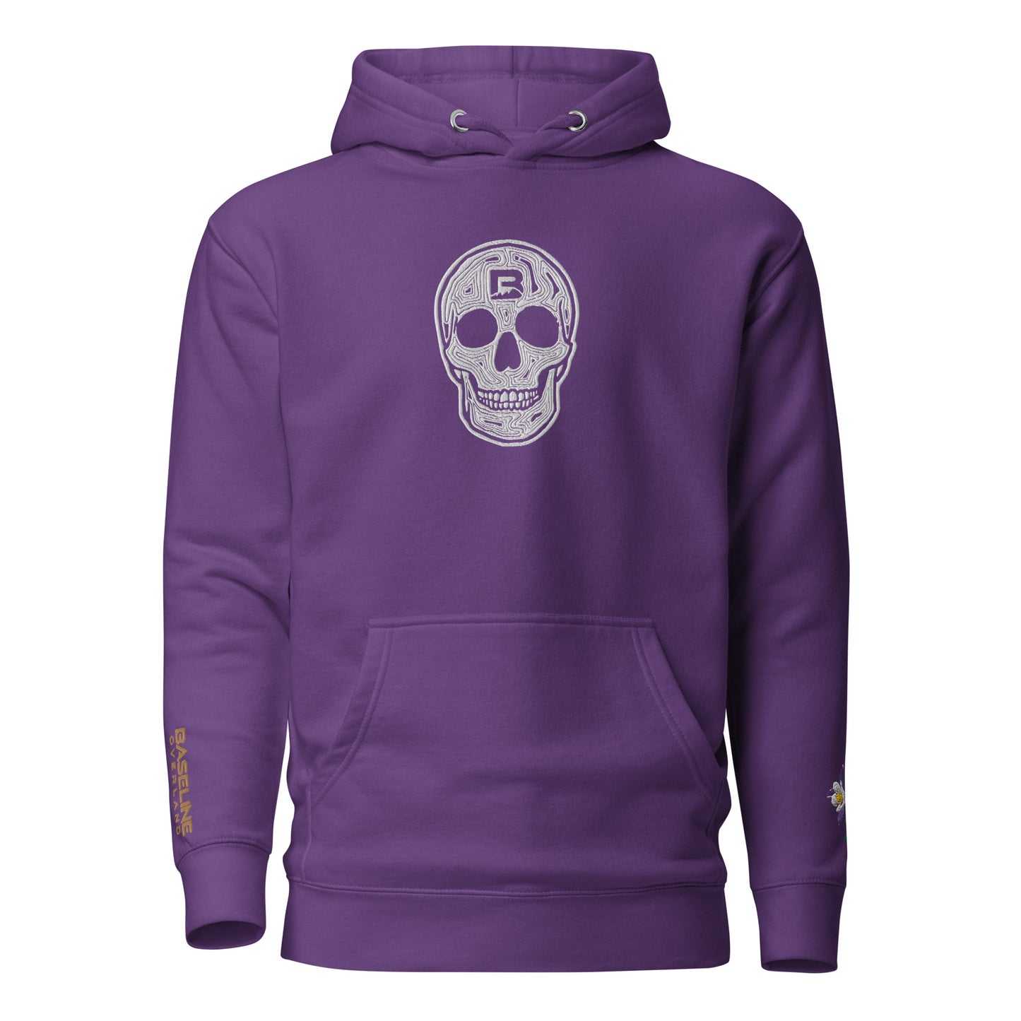 Baseline Overland Topo Skull Premium Hoodie