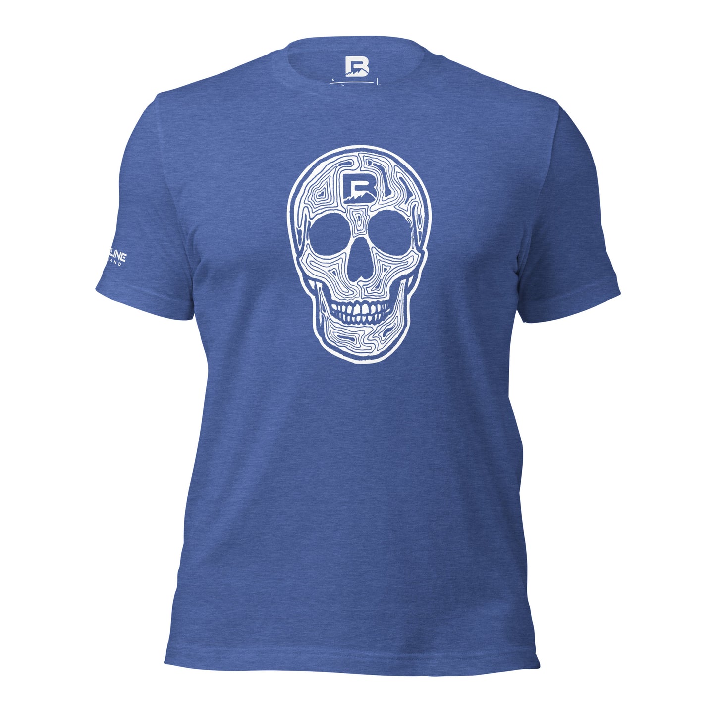 Baseline Overland Topo Skull Unisex t-shirt