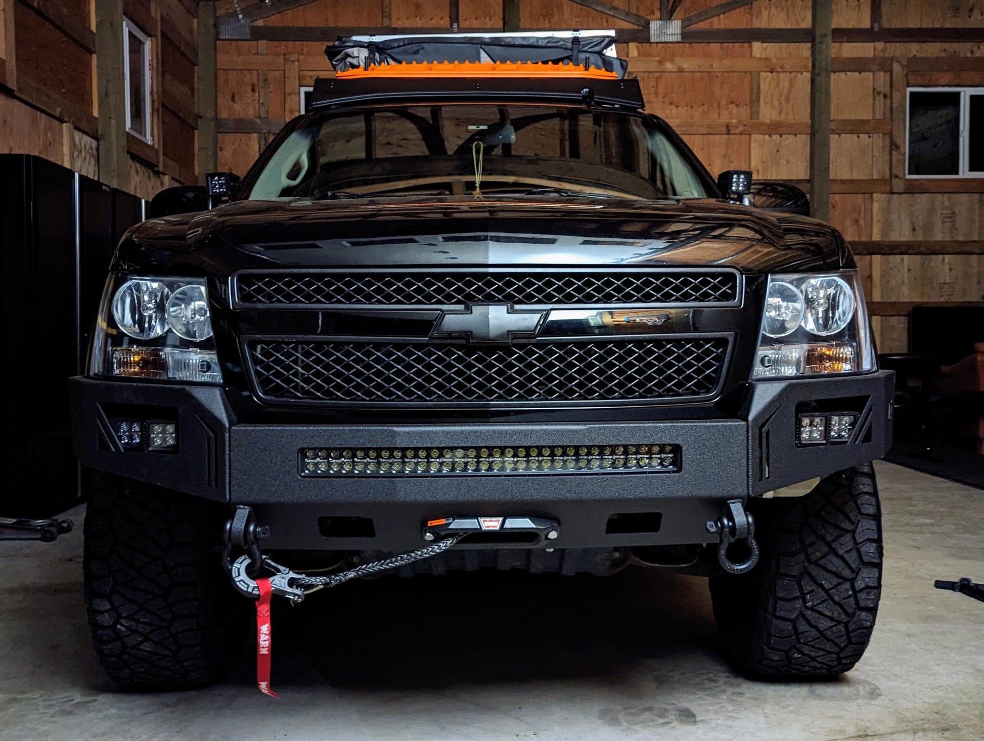 2007-2015 Chevy Tahoe Winch Bumper by Chassis Unlimited at Baseline Overland
