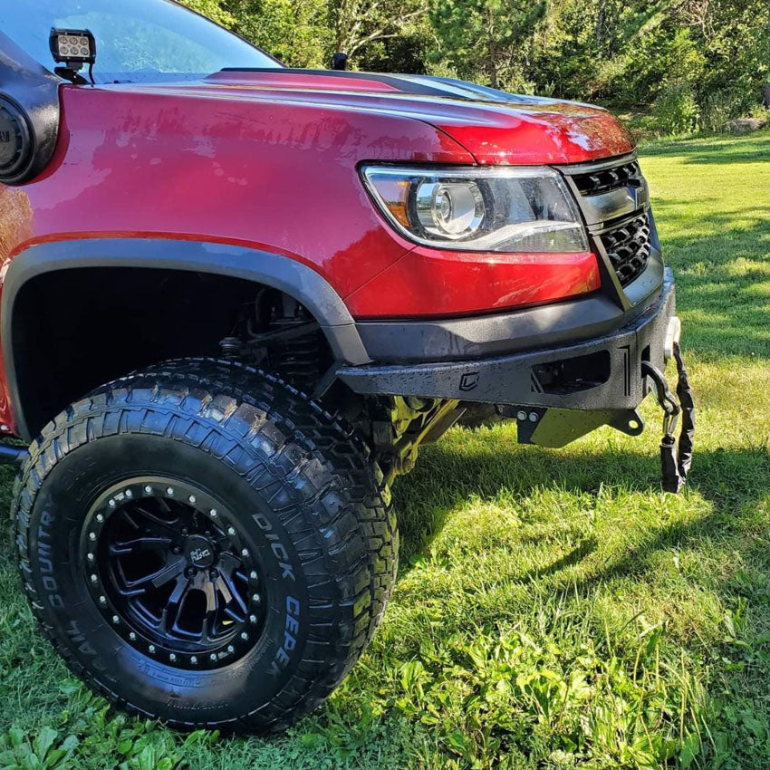 side view 2017-2020 CHEVY ZR2 COLORADO OCTANE FRONT WINCH BUMPER