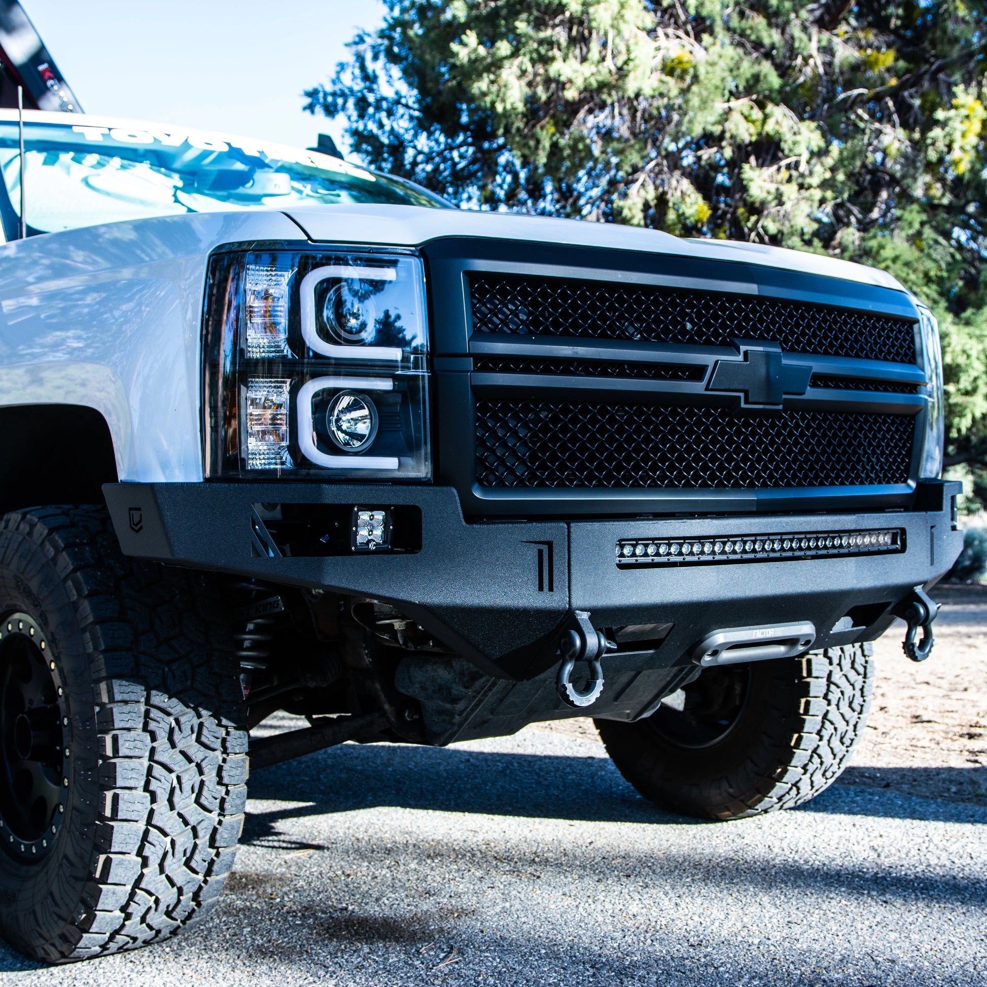 2016 Chevy Silverado 1500 Front Bumper 2014-2015 Chevy Silverado 1500 Front Winch Bumper by Chassis Unlimited