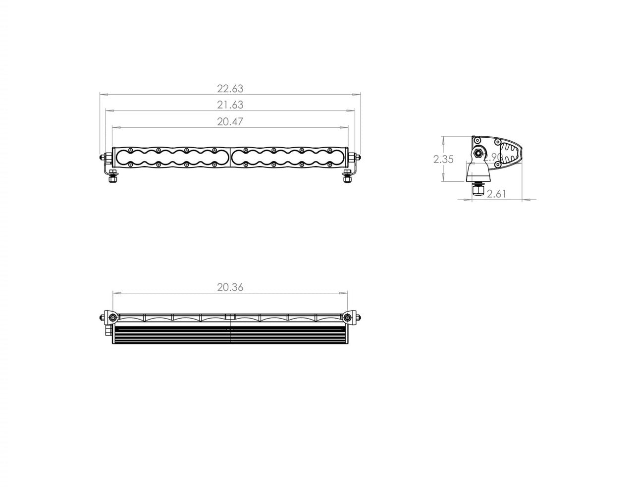 Baja Designs S8 Straight LED Light Bar - Universal