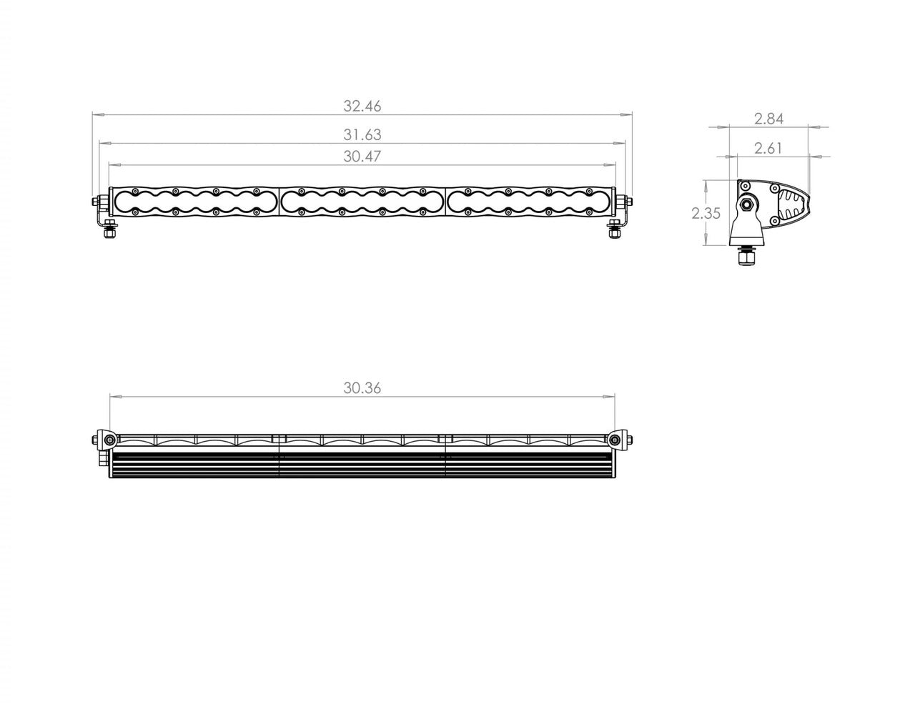 Baja Designs S8 Straight LED Light Bar - Universal
