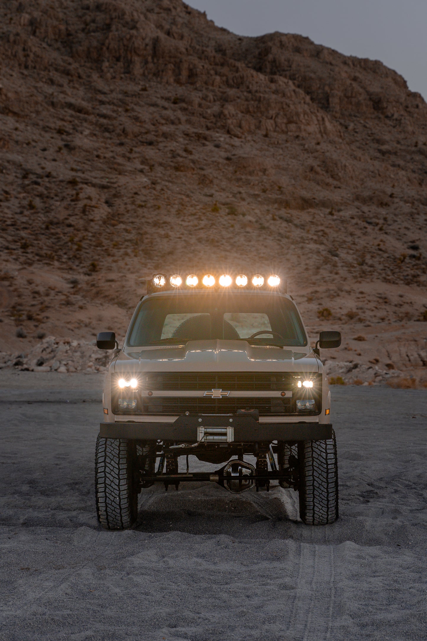 Sqaure Body Suburban Roof Rack with KC HiLites Gravity Pro Light Bar Hodson Motors Baseline Overland