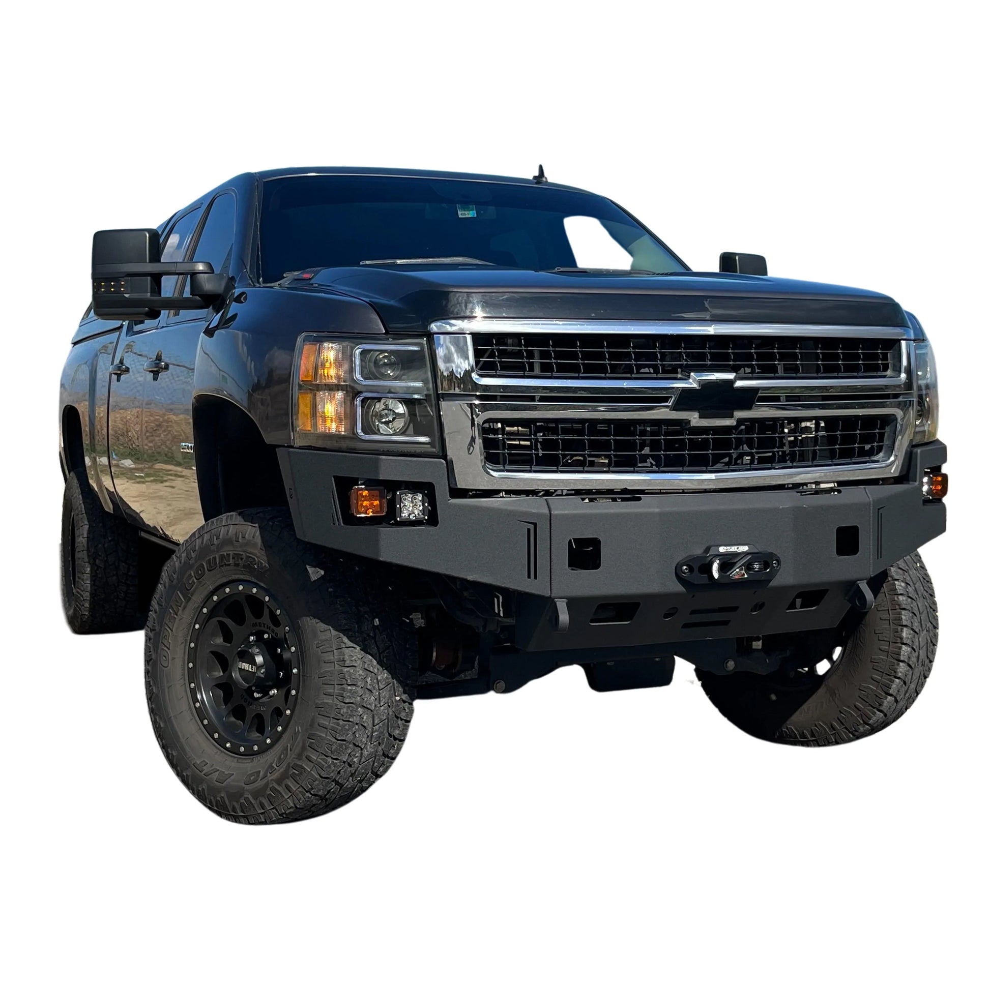 2010 Silverado Front Bumper 2007.5-2010 Chevy Silverado 2500HD 3500HD FRONT OCTANE WINCH BUMPER