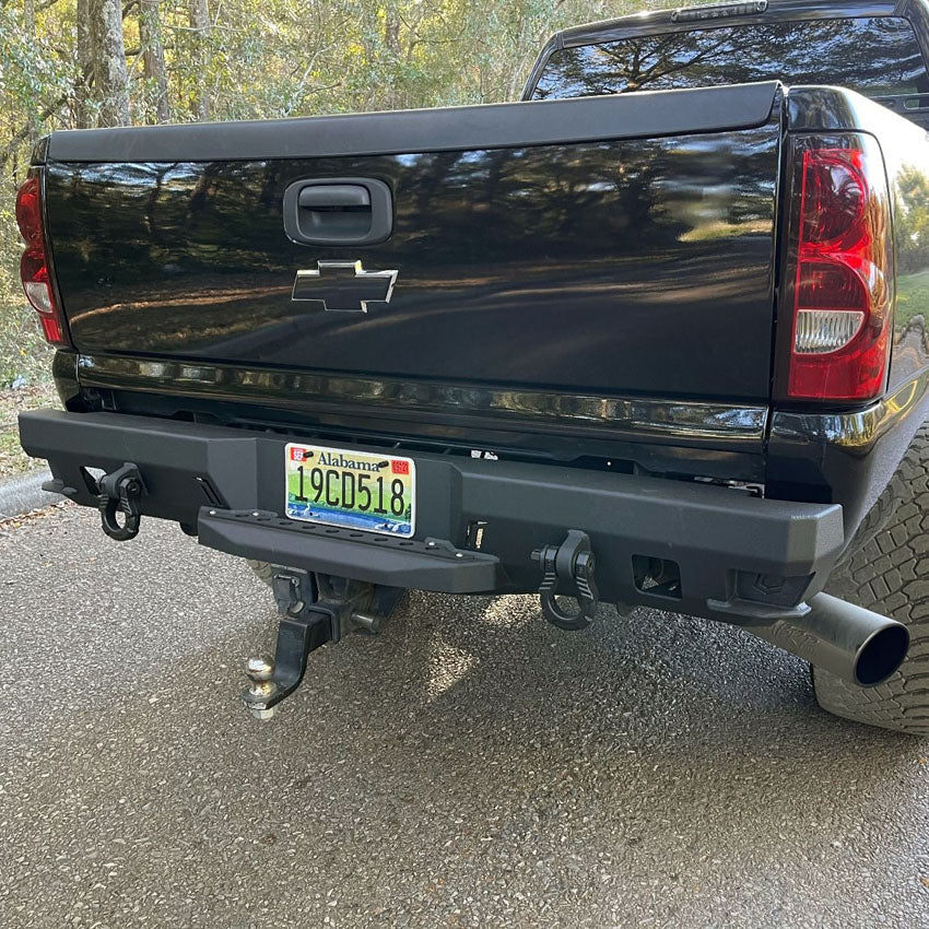 thumbnail image 2 of Chrome Rear Step Bumper For 2000-2006 Chevy Suburban 1500, Tahoe, GMC Yukon XL 2 of 2